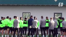 William Carvalho ya toca balón
