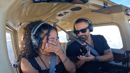 Man Proposes At 7500ft To Girlfriend Who Helped Realize Pilot Dream | Happily TV