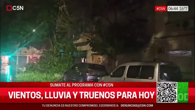 Temporal en el AMBA: usuarios sin luz, voladuras de techos y árboles caídos