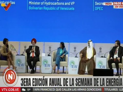 Min. de Hidrocarburos Delcy Rodríguez: El petróleo y el gas seguirán jugando un papel importante