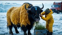 Brave Rescue Team Saves Musk Ox Covered in Millions of Parasites and Barnacles | Polar Wildlife Rescue