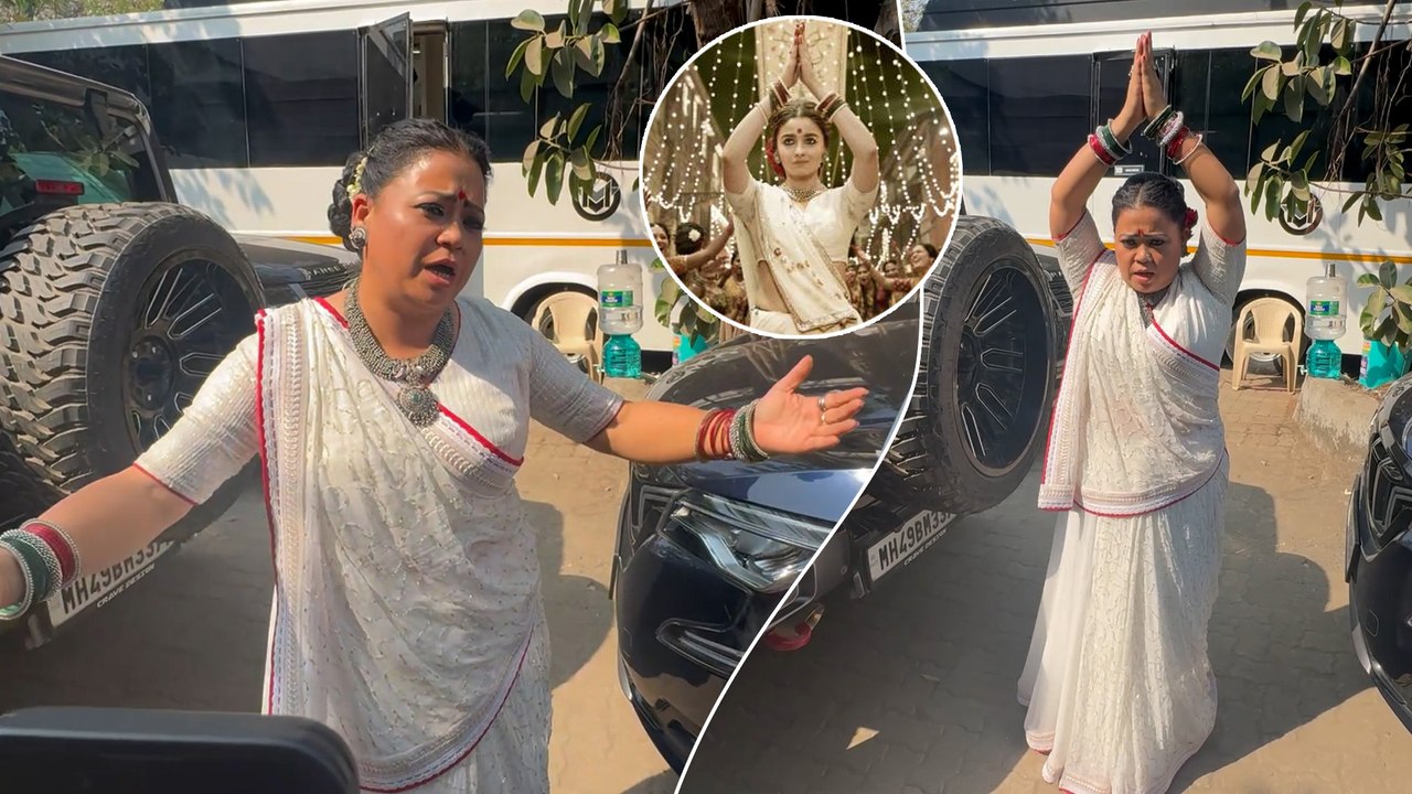 Laughter Chefs Unlimited Entertainment: Bharti Singh's Gangubai Look - Full Alia Bhatt Style!