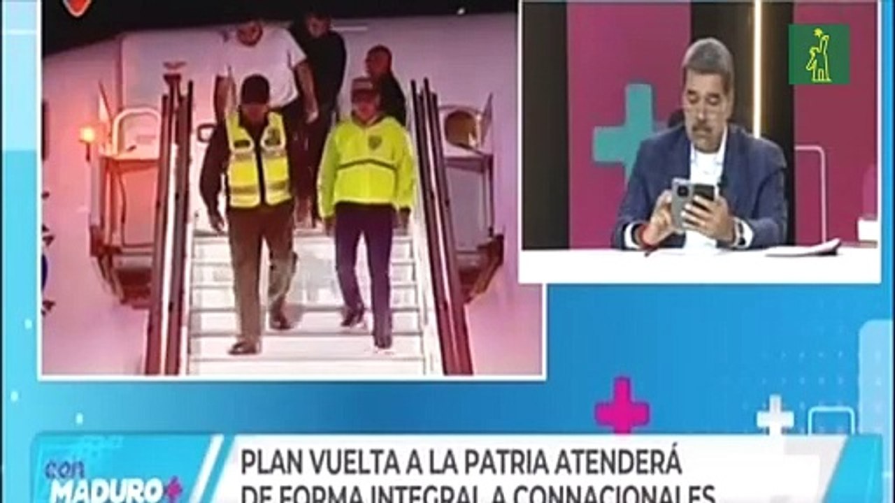 Llegan a Venezuela primeros 190 deportados de EEUU