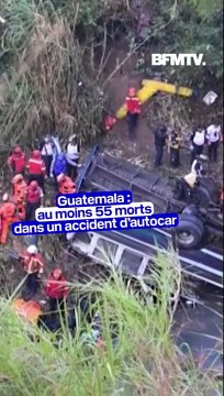 Guatemala: au moins 55 morts dans un accident d’autocar