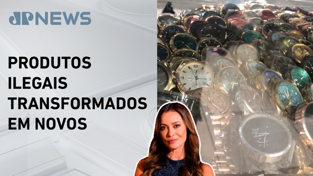 Mercadorias apreendidas ganham destino sustentável; Patrícia Costa comenta