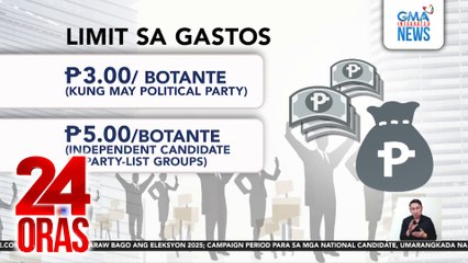 Regulasyon sa campaign paraphernalia, gastos at iba pa, mahigpit na paalala ng COMELEC sa simula ng kampanya | 24 Oras