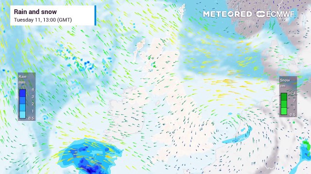 UK weather: Mostly dry and cloudy with showers for eastern areas