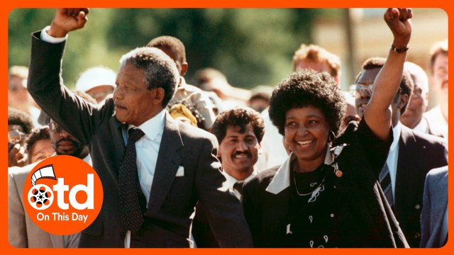 El momento en el que Mandela dio sus primeros pasos hacia la libertad (1990)