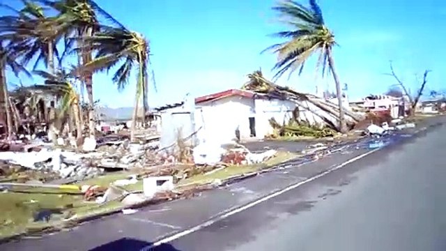 Devastation of Tacloban City after Typhoon Haiyan