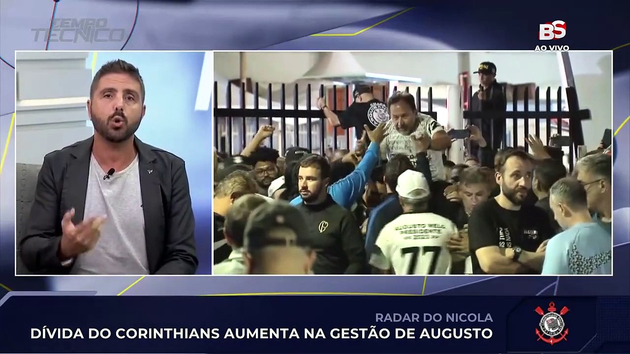 "CORINTHIANS GASTOU COMO NUNCA NA GESTÃO DE AUGUSTO MELO", DIZ JORGE NICOLA NO TEMPO TÉCNICO