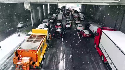 BEKLENEN KAR YAĞDI! CNN TÜRK şehrin dört bir yanından bildirdi