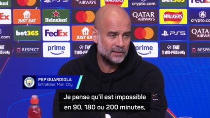 Guardiola : "Impossible de contrôler Mbappé, Bellingham, Vinicius et Rodrygo"