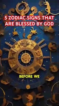 5 ZODIAC SIGNS BLESSED BY GOD #zodiac #astrology #zodiacsigns #facts #horoscope #
