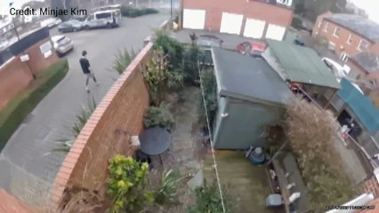 DPD Courier Caught on Camera Vaulting Garden Fence 🚧