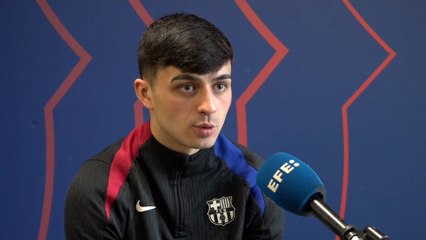 Pedri: "Me gusta el rol de líder"