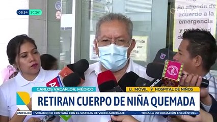 Bebé que junto a su familia sufrió una explosión, está en terapia, pero estable
