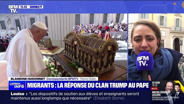 Dans une lettre adressée aux évêques américains, le pape François condamne la politique de déportations massives de migrants menée par Donald Trump