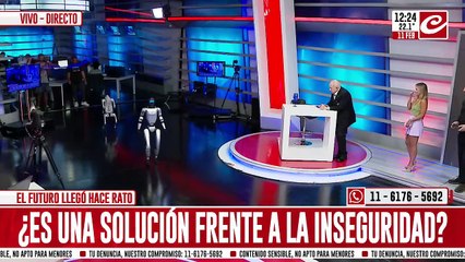Chiche recibió a Robocop: ¿Es una solución frente a la inseguridad?