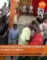 Hombre ataca a puñaladas a feligreses en iglesia en Higüey