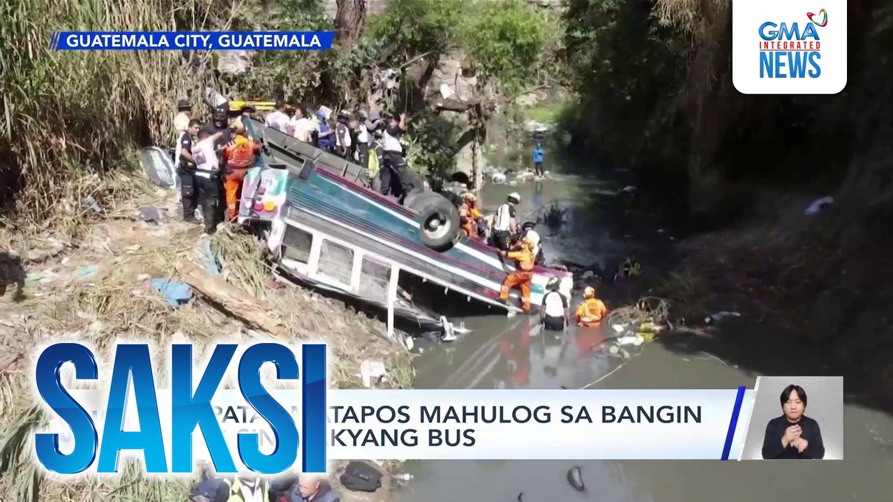 51 patay matapos mahulog sa bangin ang sinasakyang bus | Saksi
