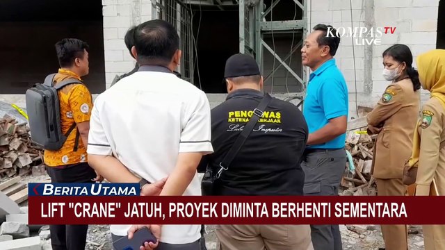 Update Kasus Lift Crane Jatuh di Blora, Proyek Dihentikan Sementara
