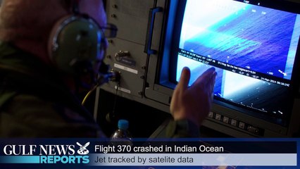 Breaking news: Flight 370 crashed in Indian Ocean