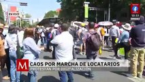 Marchas de comerciantes generan caos vial en la Ciudad de México