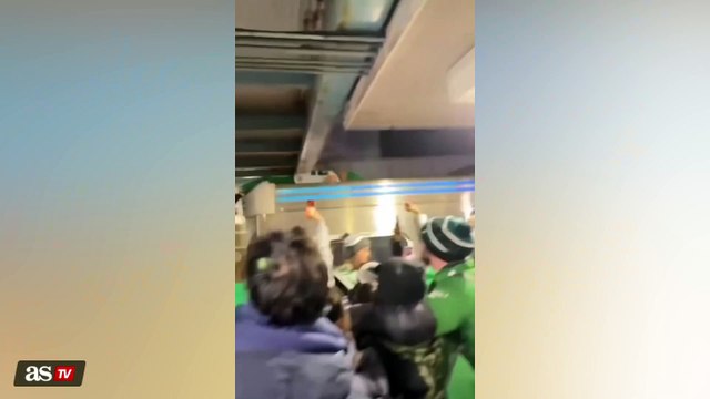 Eagles fan risks life subway surfing after Super Bowl victory