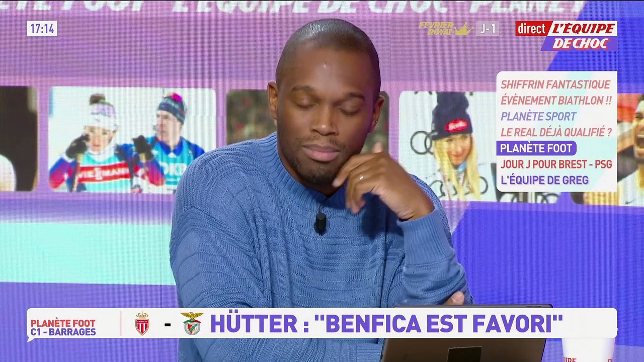 Hütter : «Benfica est favori» - Foot - C1 - Monaco