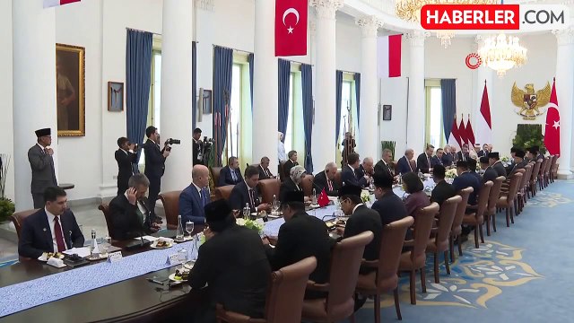 Cumhurbaşkanı Erdoğan, Endonezya'da Yüksek Düzeyli Stratejik İşbirliği Konseyi İlk Toplantısı'na katıldı