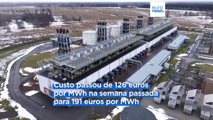 Preços da eletricidade sobem na Estónia após corte com a rede elétrica russa