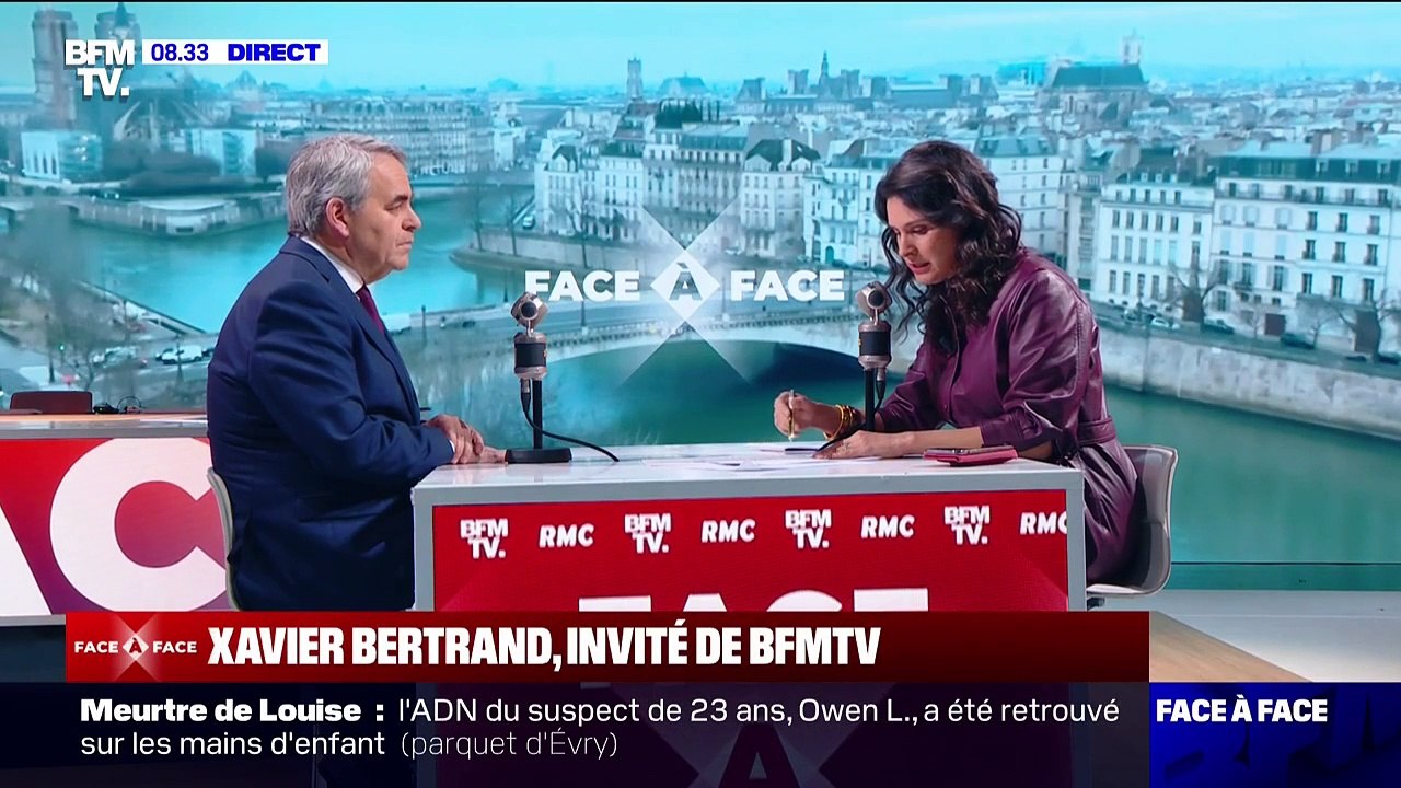 "Une émission de vautours":  Xavier Bertrand (LR) évoque la téléréalité britannique qui met en scène des candidats dans la peau de migrants