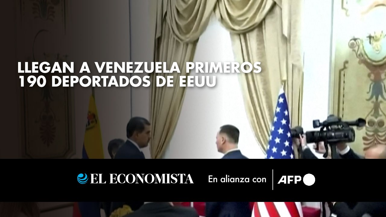 Llegan a Venezuela primeros 190 deportados de EEUU