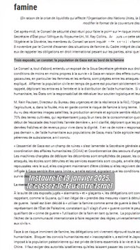 Près de 10.000 camions d'aide humanitaire sont entrés à Gaza depuis le début du cessez-le-feu