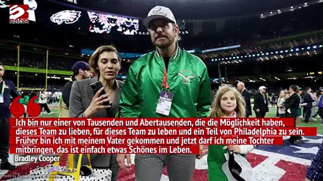 Bradley Cooper: Sieg der Philadelphia Eagles stimmt ihn nostalgisch
