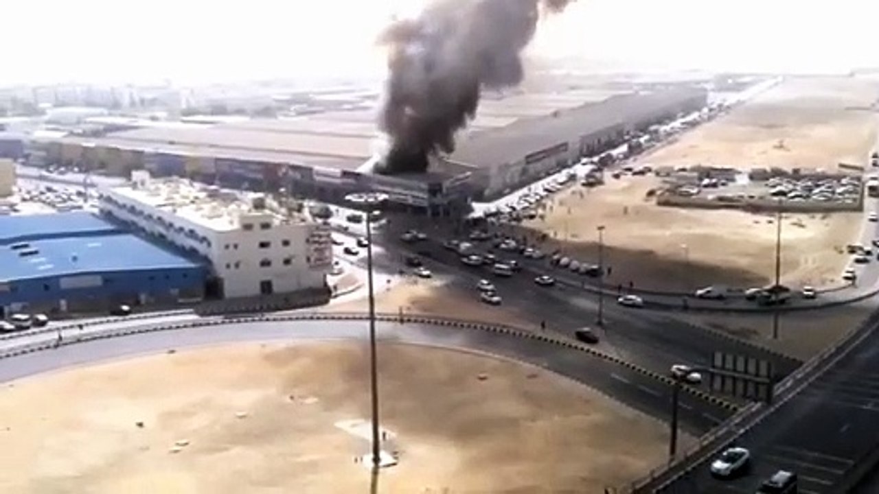 Factory blaze in Sharjah