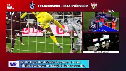 Süper Lig'de 23. haftanın VAR kayıtları yayınlandı