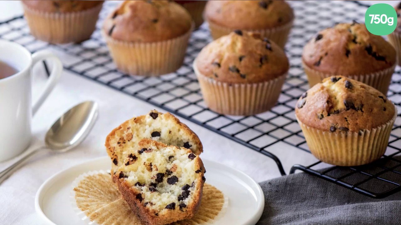 Muffins aux pépites de chocolat faciles