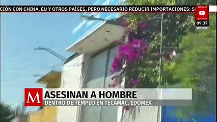 Hombre es asesinado dentro de un templo cristiano en Tecámac, Edomex