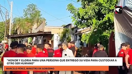 "Honor Y Gloria Para Una Persona Que Entregó Su Vida Para Custodiar A Otro Ser Humano"