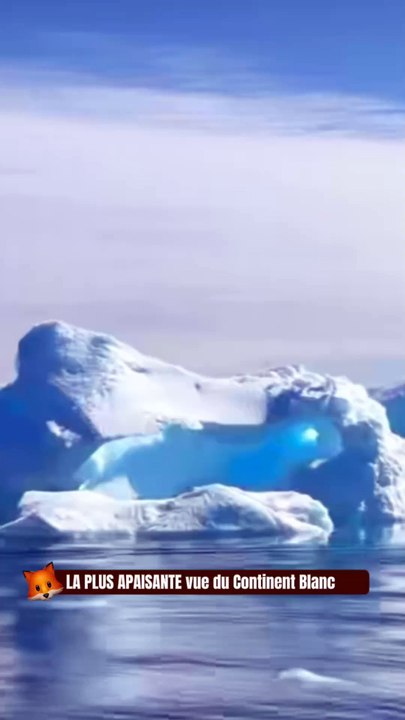 SCULPTURES de glace en Antarctique