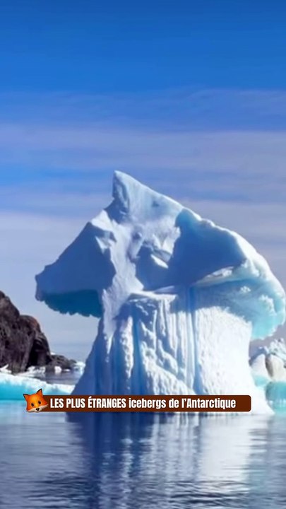 LE PLUS ÉTRANGE icebergs de l’Antarctique