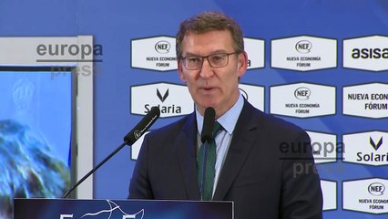 Feijóo exige que los perceptores del SMI no paguen IRPF (enero 2024)