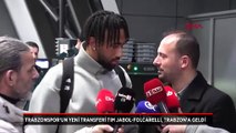 Trabzonspor'un yeni transferi Tim Jabol-Folcarelli, Trabzon’a geldi