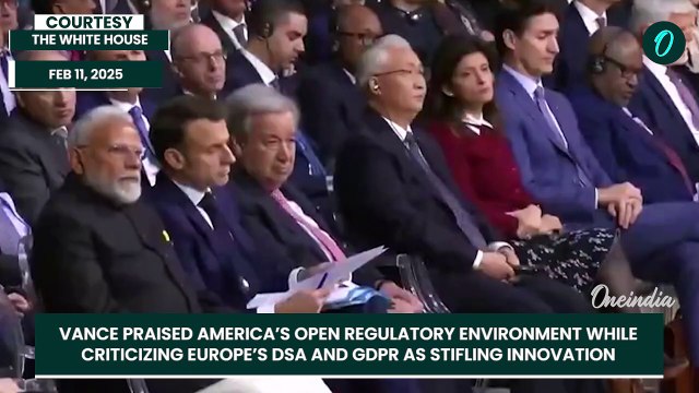JD Vance to EU: Deregulate AI or the US Will Lead, Slams Europe’s Overregulation of Tech