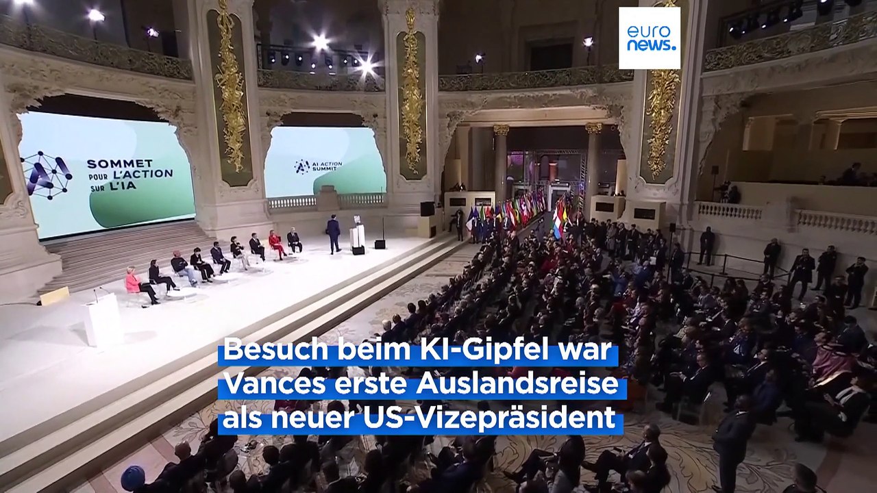US-Vizepräsident Vance warnt vor 'übermäßiger Regulierung' der KI
