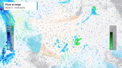 Temps perturbé ce mercredi en France