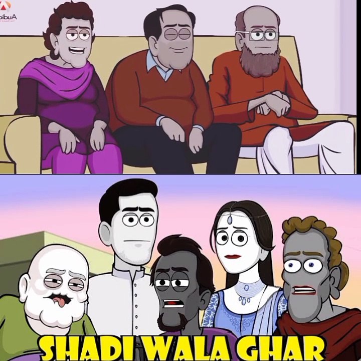 Shadi wale Ghr Aye | Cartoon | Animation Video
