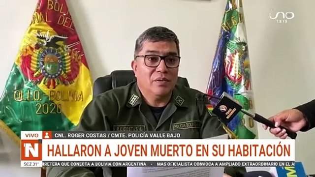 Investigan muerte de hombre en Tiquipaya tras denuncia por mal olor de su cuarto