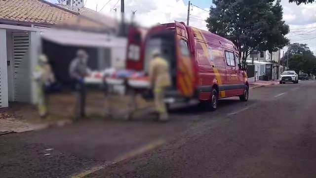 Idosa cai e fica ferida na Rua Jatobá